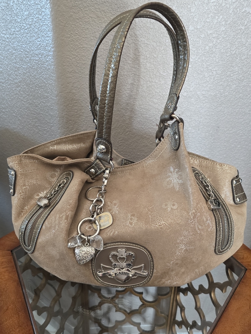 Kathy Van Zeeland Royal/Crown Treatment Vintage Y2K Era Bag